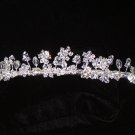 Floating Flowers Swarovski Crystal Tiara in custom colors