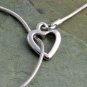 Personalized Double Heart Lariat