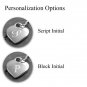 Personalized Double Heart Lariat