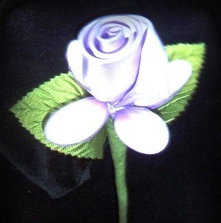 One Dozen Satin Rose Italian Confetti Flowers