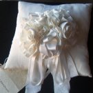 Kay Bingham Classic  White Moire Bridal Pillow