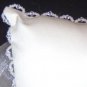 Jennifer Leigh Silk Ringbearer Pillow w/ Beaded Crystal Edge