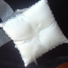Jennifer Leigh Tulle Covered Silk Pillow with Swarovski Crystals