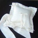 Jennifer Leigh Silk Satin Flanged Pillow with  Glass Flower Beads