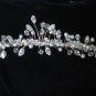 Florence Tiara by Renee Romano in Clear Crystal and Freshwater Pearls