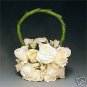 Roses Flowergirl Basket - Custom made in any color or combination!