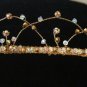 Thea Tiara in Gold and Aurora Borealis by Elizabeth Claire