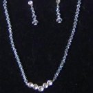 Clear Elegance Crystal Necklace & Earring Set -one of our Creations!