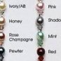 Simplicity Crystal & Pearl Bracelet in your choice of over 30 colors