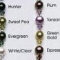 Graceful Lily Single Strand Pearl and Crystal Bracelet