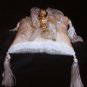 Marcella Collection Angel Topped Ring Bearer Pillow in Off White w/Gold