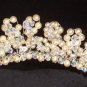 Caelyn Swarovski Pearl & Crystal Comb style Tiara by Kristina Eaton