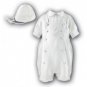 Sarah Louise Boys Christening  3 Piece Outfit  with Embroidered Cross