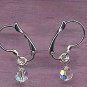 Illusion Freshwater Pearl & Aurora Borealis Crystal Jewelry Set AA Bridal #791- NWT