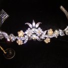 Matador's Wife by Debra Moreland for Paris in Rhodium, Pearls & Crystals