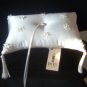 Sprinkled Flowers Silk Satin Ringbearer Pillow by Erin Cole