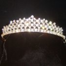 Crystal's Woven Flowers Tiara in Silver