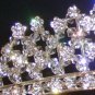 Crystal's Woven Flowers Tiara in Silver