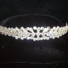 Crystal Burst Tiara Band  with brilliant and pear crystal