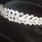 Crystal Burst Tiara Band with brilliant and pear crystal