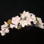Fleur handcrafted Porcelain Rose Tiara Comb by Kristina Eaton