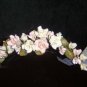 Fleur handcrafted Porcelain Rose Tiara Comb by Kristina Eaton