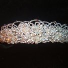 Hannah, pure White Pearl tiara with Roccaille beads & Swarovski Crystals