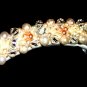 Peaches and Cream Pearl & Crystal Petite Comb