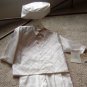 Dupioni Silk Christening suit by Cora