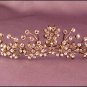 Large Butterfly Tiara by Thomas Knoell in antique Silver & Clear Crystal