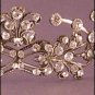Large Butterfly Tiara by Thomas Knoell in antique Silver & Clear Crystal
