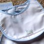 Choo Choo Train Embroidered pintucked Newborn Baby Bib