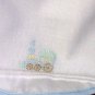 Choo Choo Train Embroidered pintucked Newborn Baby Bib