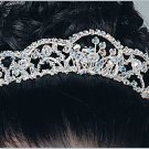 Dyana - delicate crystal tiara in clear or aurora borealis Swarovski crystal