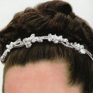 Marla's Modern Tiara Band of Pear &  Emerald Cut Crystals