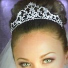 Daria's Dramatic Crystal Crown in Silver with Crystals