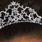 Daria's Dramatic Crystal Crown in Silver with Crystals