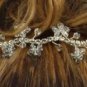Farah's Flower flexible Hair Jewelry in Clear Swarovski Crystal
