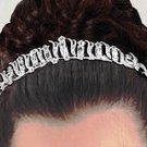 Andrea's Art Deco Tiara with Emerald Cut Swarovski Crystal