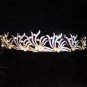 Delicate Branches Tiara in Clear Crystal and Pearl