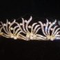 Delicate Branches Tiara in Clear Crystal and Pearl