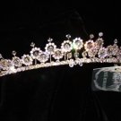 Sabrina Tiara by Renee Romano in Clear Swarovski Crystal