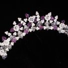 Sparkling Colours Tiara Comb with Pearls & your choice of Swarovski Crystals