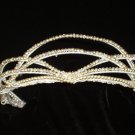 Lattice Tiara of Freshwater Pearls & Clear Crystals by Kristina Eaton