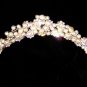Precious Pearls freshwater pearl set in Crystal flowers Comb by Kristina Eaton