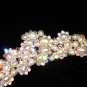 Precious Pearls freshwater pearl set in Crystal flowers Comb by Kristina Eaton