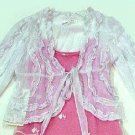 My Sister Sam "Dream Baby" White Ruffled Jacket-Specially Priced!