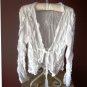 My Sister Sam "Dream Baby" White Ruffled Jacket-Specially Priced!