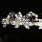 Falling leaves Tiara in Swarovski Crystal & Rhodium