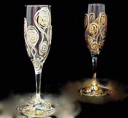 Victorian Bride & Rennaissance Groom Toasting Goblet Set